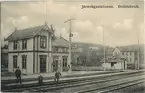 Bollstabruk järnvägsstation.