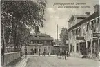 Järnvägsgatan med station och Central hotell.