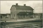 Järnvägsstationen i Gnarp.