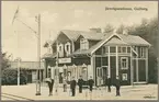 Järnvägsstationen i Gullberg.