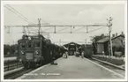 Hallsberg station. Statens Järnvägar, SJ D 107.