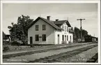 Järnvägsstationen Harg.