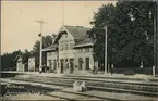Järnvägsstationen i Molkom.