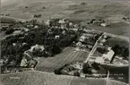 Västergötland - Göteborgs Järnväg, VGJ. Flygfoto över Olovstorp.