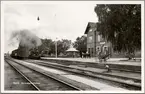 Järnvägsstationen i Storå. Frövi - Ludvika Järnväg, FLJ.