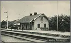 Järnvägsstationen i Bångbro.