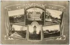 Stadsbilder från Djursholm. Djursholms Sveavägen station.