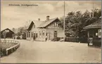 Gatusidan på Björnlunda stationsområde.