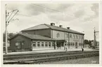 Järnvägsstationen Grängesberg.