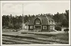 Järnvägsstationen i Hargshamn.