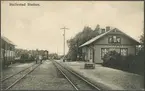 Hällestad järnvägsstation.
