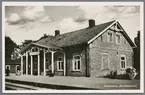 Johannishus station sedd från spårsidan.