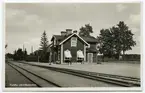 Järnvägsstationen i Kuddby.