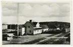 Lycksele, järnvägsstationen.