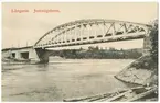 Järnvägsbron i Långsele över Faxälven.