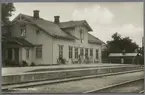 Järnvägsstationen i Vittsjö.