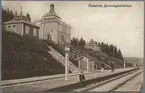 Järnvägsstationen i Österås.