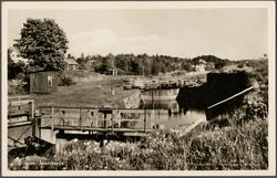 Slussen i Åkers kanal, Åkersberga.