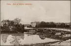 Svartån med västra stadsdelen i Örebro.