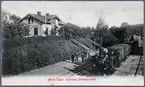 Falerum station. Norsholm - Bersbo Järnväg, NBJ lok 10.