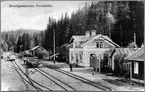 Järnvägsstationen i Forsaström.