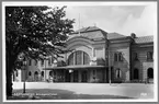 Kristianstad stationshus sett från gatusidan.