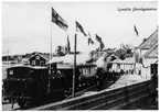 Lysekil station. Invigning av Lysekils Järnväg.