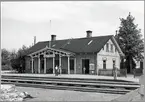 Nättraby station vid Mellersta Blekinge Järnväg, MBIJ.