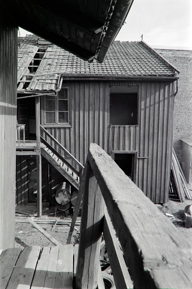 Grønnegata 23, Hamar. Bakgård.