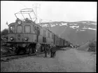 Abiskojokk hållplats 1921, sedermera Abisko turiststation.
Statens Järnvägar, SJ Pa 28.