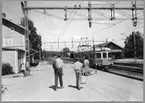 Arbrå station öppnad 1879, med tvåvånings stationshus i trä. Mekanisk växelförregling. Norra Stambanan elektrifierades 1936