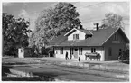 Station öppnad 1876 med envånings stationshus i trä. Järnvägen elektrifierades 1933. Stationen nedlagd 1988.