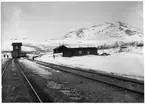 Bergfors station öppnades 1903 med stationshus i trä. Elektrisk växelförregling. Delen av Malmbanan vid Bergfors elektrifierades 1915. Stationen upphörde 1997.