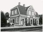 Bruzaholm station på 1920-talet. Nässjö - Oskarshamns Järnväg.