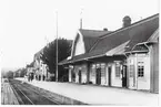 Bräcke station på 1920-talet.