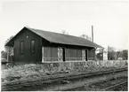 Ekeby station vid nedläggningen av bandelen Billesholm-Landskrona 29/5-1960.