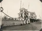 Eksjö station byggdes 1897, och under cirka 40 år var stationen järnvägsknut mellan Nässjö-Oskarshamns järnväg och Eksjö-Österbymo järnväg.