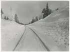 Emådalen på linjen Orsa-Sveg taget i Febuari 1931.