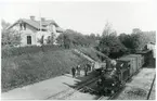 Falerums järnvägsstation på 1900 talet.