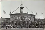 Falköping Ranten station i väntan på Oskar II september 1900