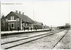 Forsheda station kring sekelskiftet.