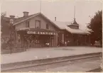 III:e klassens matsalar vid Gnesta station omkring år 1900.