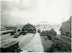 Göteborg Central järnvägsstation. Västra sidan av stationen.