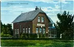 Vykort ,Stationshus byggt 1905. Efter nedläggningen disponerat av stenbolaget som köpte huset 1956.