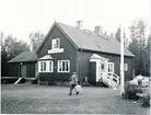 Gävle - Dala Järnväg , GDJ  Horrmund järnvägsstation nedläggning av bandel -en  Sälen-Särna 1961-09-01
