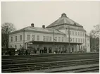 Kalmer Central järnvägsstation.