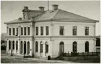 Kalmar järnvägsstation, gatusidan. 1905 byggdes stationen om.