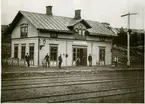Kinna järnvägsstation.