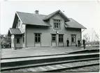 Knäred järnvägsstation.