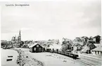 Lysekils järnvägsstation år 1913, uthusbyggnaderna ej färdiga